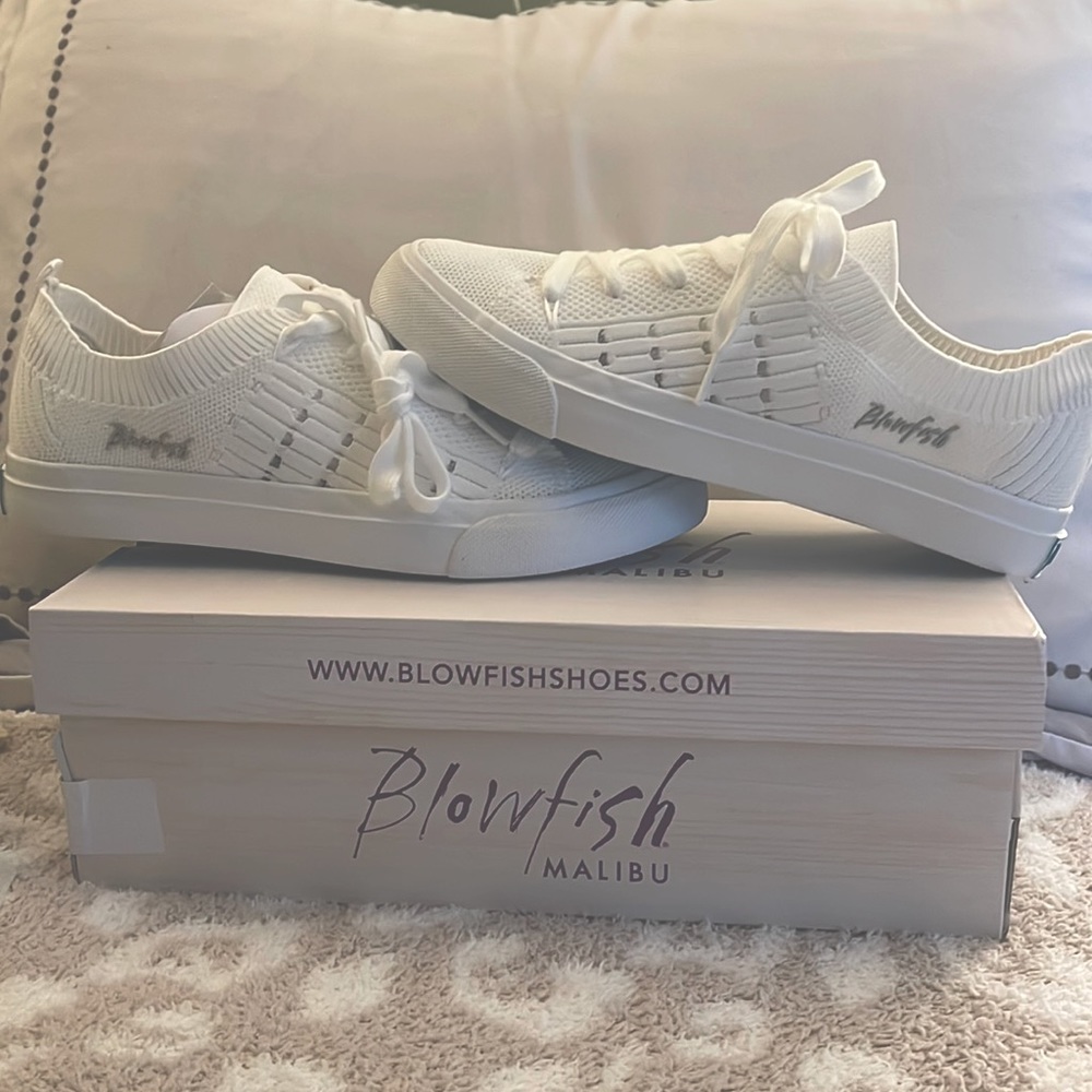Blowfish Off White Past Time Weave sneakers